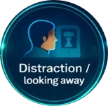 Distraction / looking away