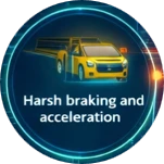 Harsh braking and acceleration